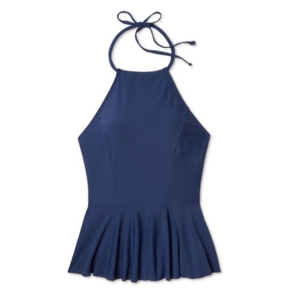 Sea Angel Other - Sea Angel Navy Blue High Neck Tankini Top